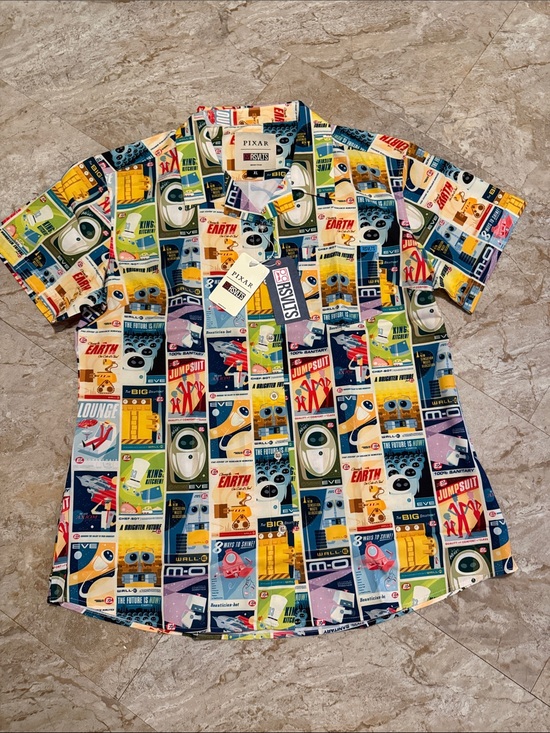 RSVLTS Tops - RSVLTS - WallE - Multicolor Women’s Short Sleeve Graphic Shirt
